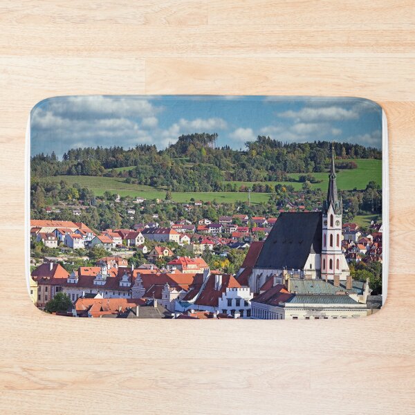 Item preview, Church in old town Cesky Krumlov cityscape Czech republic designed and sold by goceris.