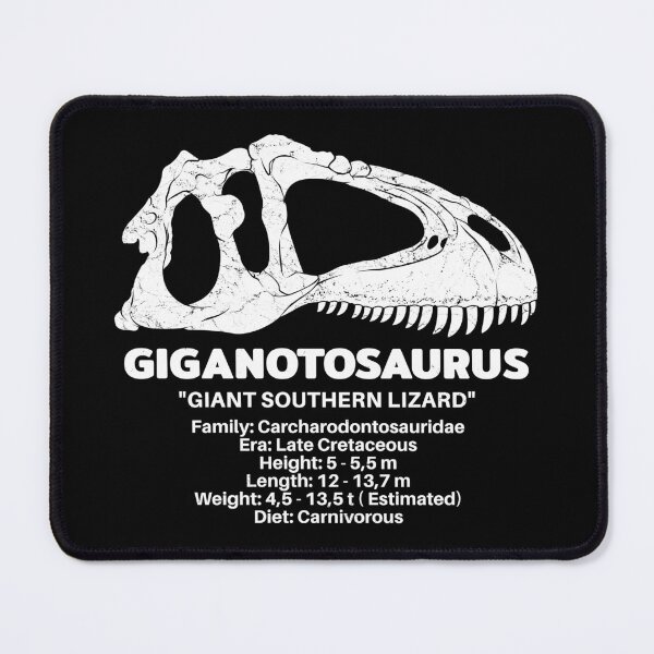 Item preview, Giganotosaurus Fossil Datasheet designed and sold by NicGrayGraphic.