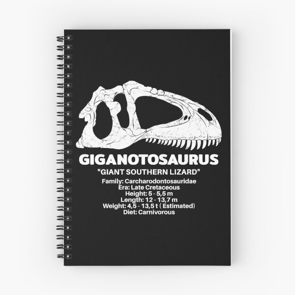 Item preview, Giganotosaurus Fossil Datasheet designed and sold by NicGrayGraphic.