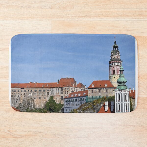 Item preview, Castle and church tower in Cesky Krumlov Czech republic designed and sold by goceris.