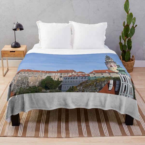 Item preview, Castle and church tower in Cesky Krumlov Czech republic designed and sold by goceris.