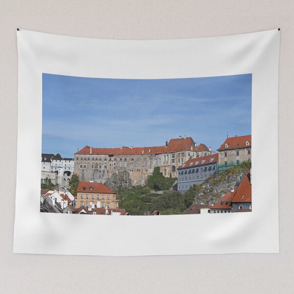 Item preview, Castle and old town Cesky Krumlov cityscape Czech republic designed and sold by goceris.