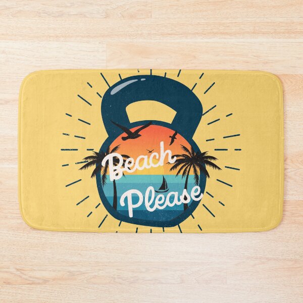 Item preview, Beach Please Kettlebell Cross Functional Fitness  designed and sold by Gay-Koala.