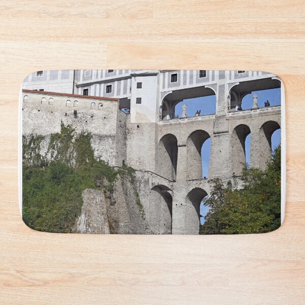 Item preview, Old stone walls of Castle of Cesky Krumlov in Czech republic designed and sold by goceris.