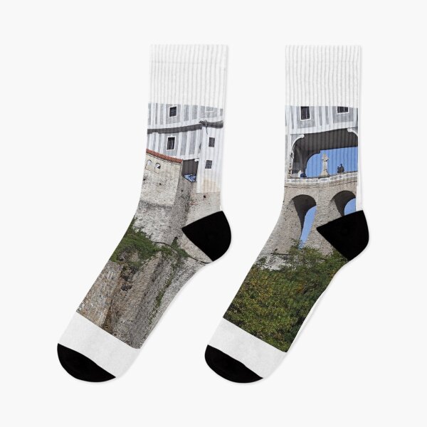 Item preview, Old stone walls of Castle of Cesky Krumlov in Czech republic designed and sold by goceris.
