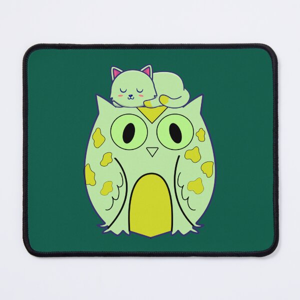 Item preview, a cat and an owl (1) designed and sold by REVERate323.