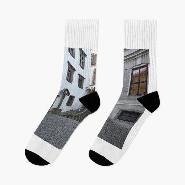 Item preview, Street in old town Cesky Krumlov Czech republic designed and sold by goceris.