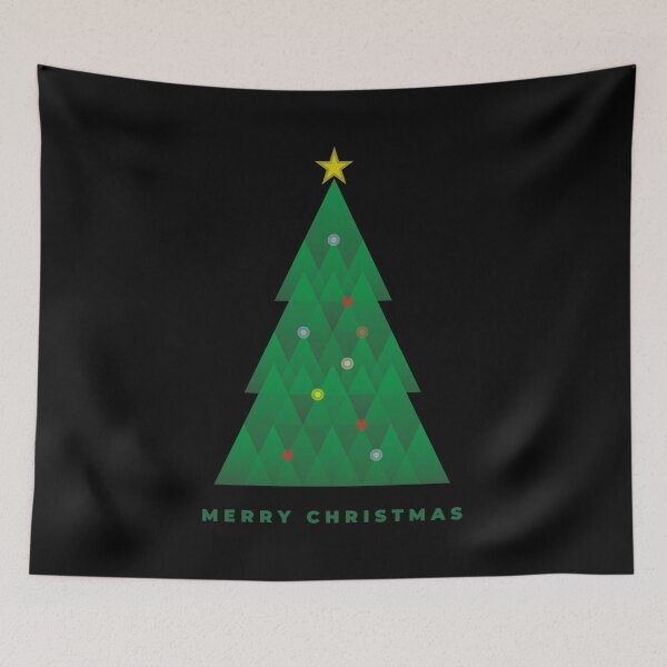 Item preview, CHRISTMAS TREE (BLACK) designed and sold by AnaelDraw.