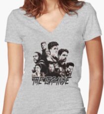 expanse Women's Fitted V-Neck T-Shirt