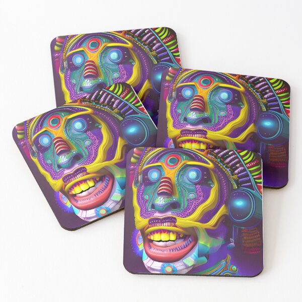 Item preview, Techno-Shaman (11) - Trippy Psychedelic Art designed and sold by TheThirdEye.