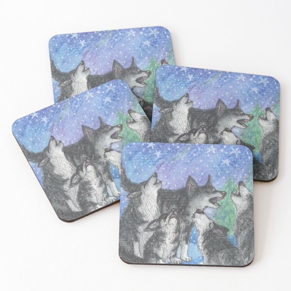 Item preview, Huskies practice their carol singing and howling designed and sold by SusanAlisonArt.