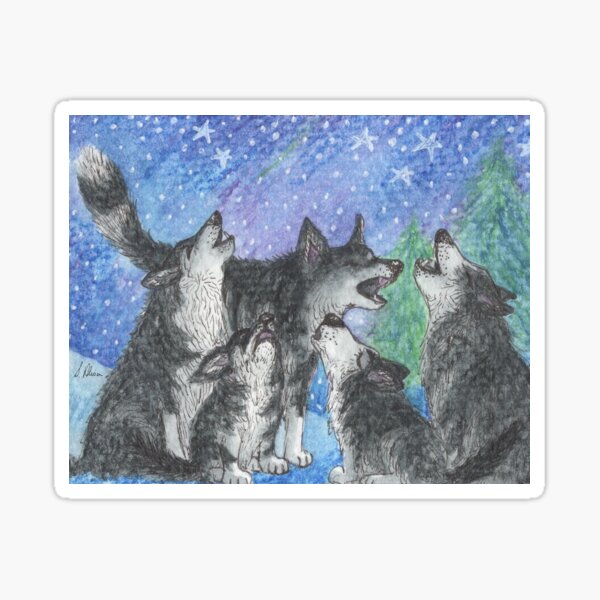 Artikel-Vorschau von Huskys üben ihren Weihnachtsgesang und ihr Heulen, designt und verkauft von SusanAlisonArt.