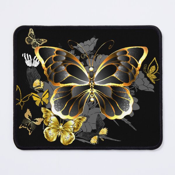 Item preview, Butterfly Decorative Flock; gold black version designed and sold by mbuz90.