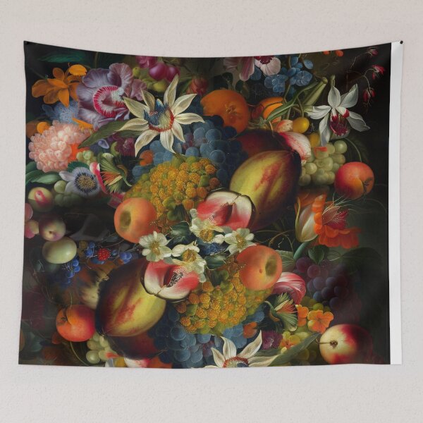 Item preview, Tropical Fruit and Flowers Still Life designed and sold by kansaikate.