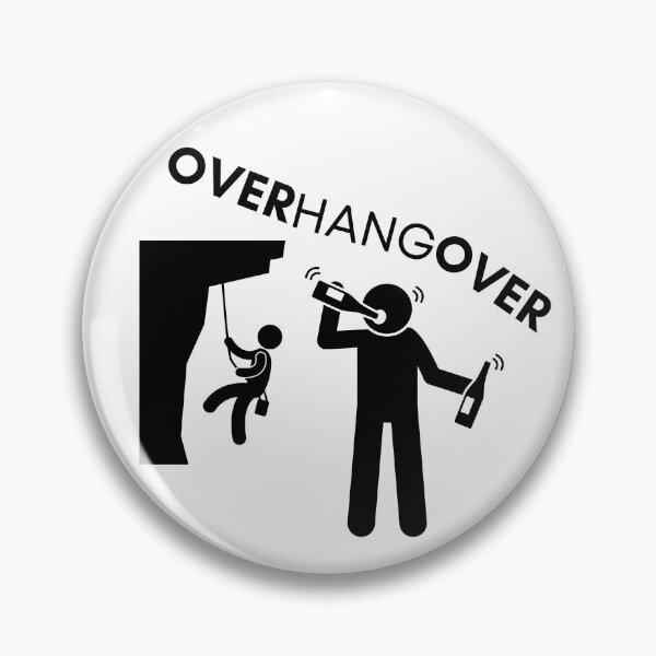 Item preview, Overhang Hangover. Funny Rock Climbing designed and sold by Boulder Design Co.