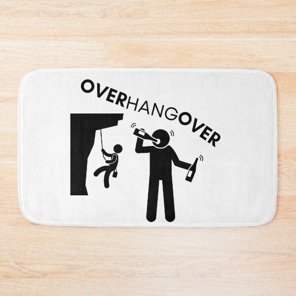 Item preview, Overhang Hangover. Funny Rock Climbing designed and sold by Boulder Design Co.