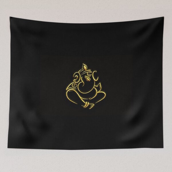 Item preview, lord ganesha minimalist line art t-shirt | lord ganesha designed and sold by KARTICK DUTTA.