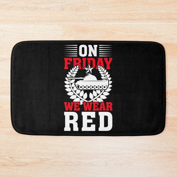 Item preview, On Friday We Wear Red - Military Support Patriotic Gifts designed and sold by FanityPrints.