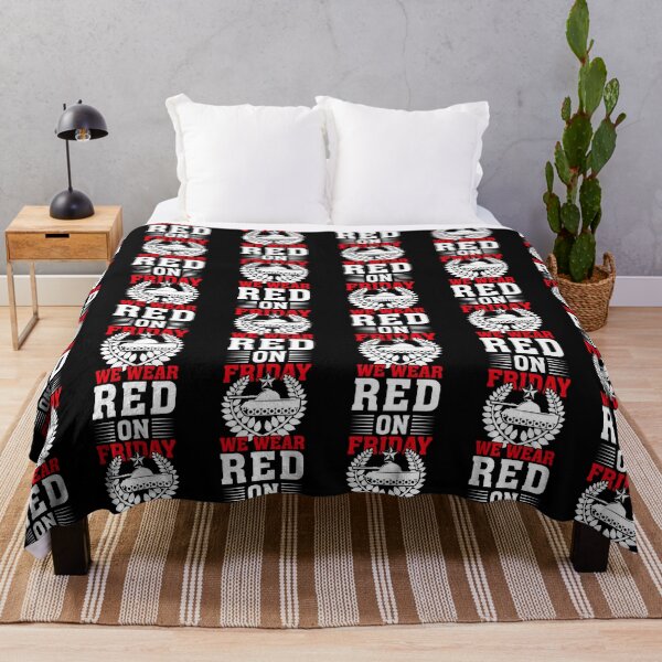 Item preview, On Friday We Wear Red - Military Support Patriotic Gifts designed and sold by FanityPrints.