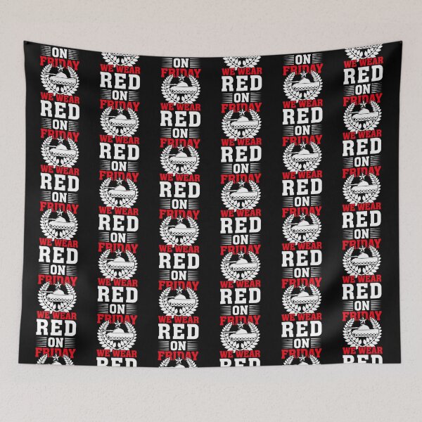 Item preview, On Friday We Wear Red - Military Support Patriotic Gifts designed and sold by FanityPrints.
