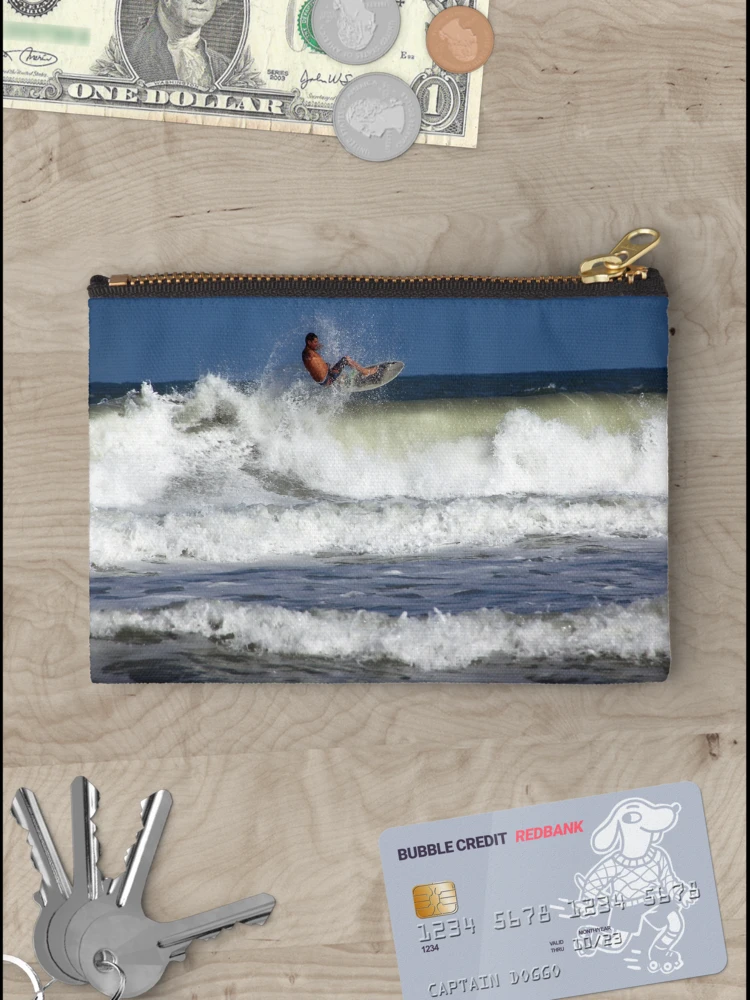 Thumbnail 3 of 4, Zipper Pouch, Wave Rider designed and sold by Debbie Oppermann.