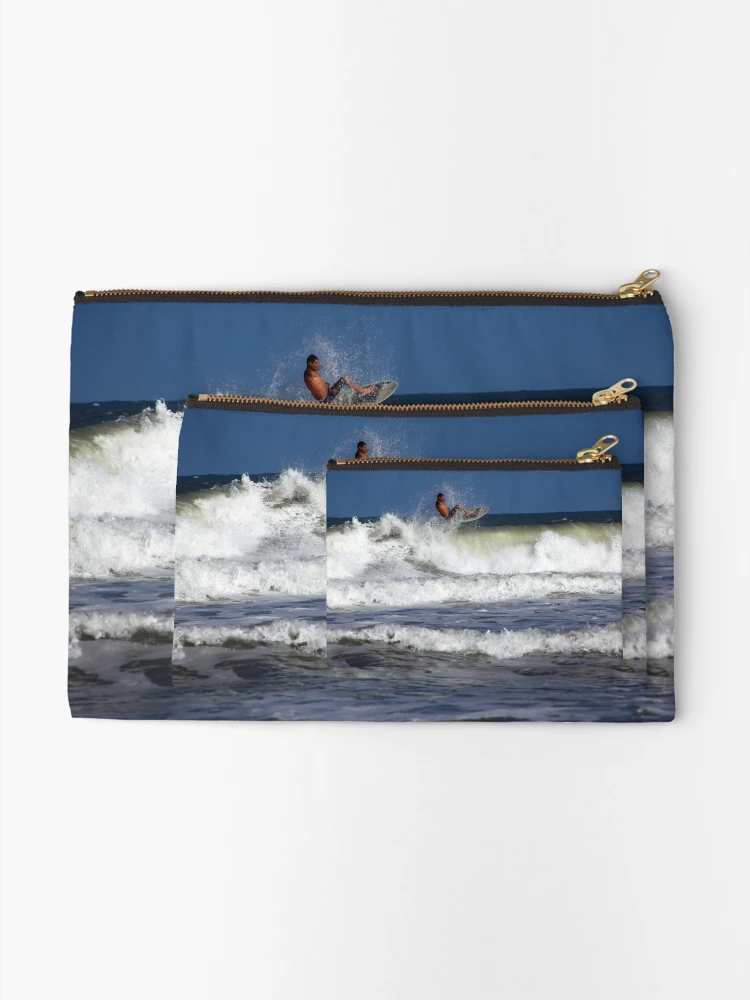Thumbnail 2 of 4, Zipper Pouch, Wave Rider designed and sold by Debbie Oppermann.