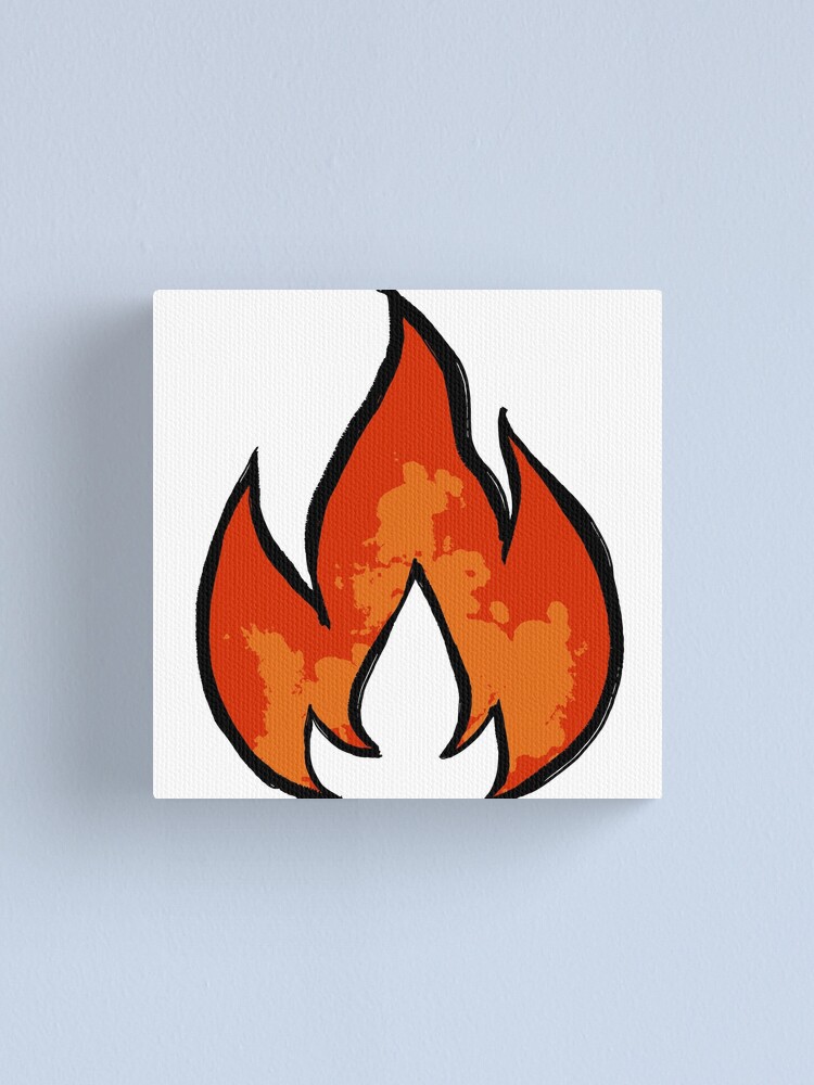 Alternative Ansicht von LUZIS FLAMME Leinwanddruck