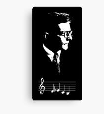 Dmitri Shostakovich DSCH motif musical notes Canvas Print