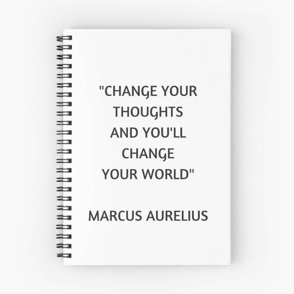 Item preview, Stoic Philosophy Quote - Change Your Thoughts and you'll change the world - Marcus Aurelius designed and sold by Inspirationmotivation.