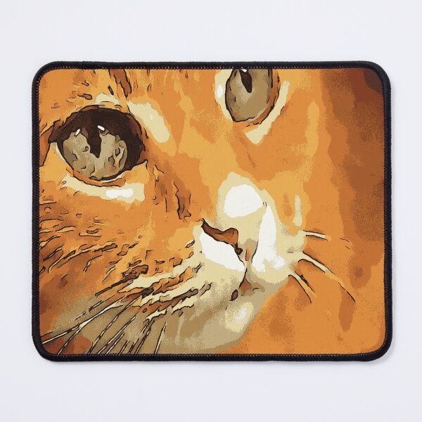 Item preview, Orange Tabby Cat Face Black Outline Art designed and sold by taiche.
