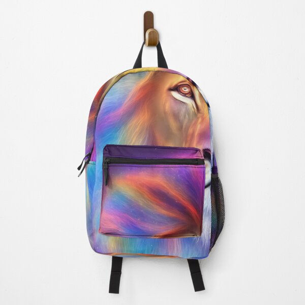 Item preview, Rainbow lion with snow designed and sold by DrawItOnce.