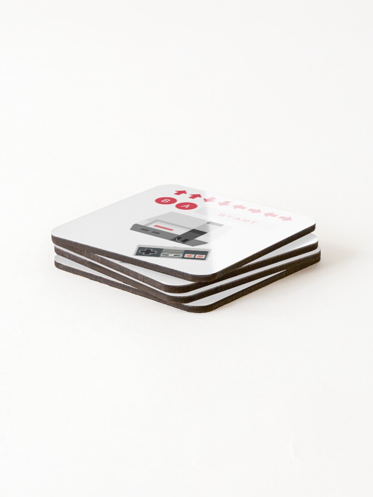 Thumbnail 4 of 5, Coasters (Set of 4), Cheat Code designed and sold by SwejdDesign.