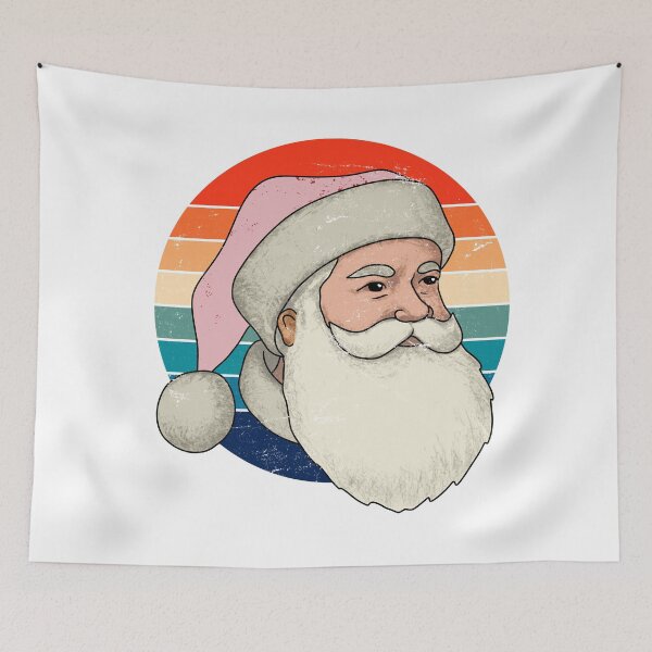 Item preview, Retro Vintage Pink Santa Claus designed and sold by IM Hunter.