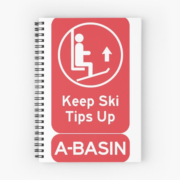 Item preview, Ski Tips Up! It's time to ski! A-Basin! Arapahoe Basin, Colorado designed and sold by NewNomads.