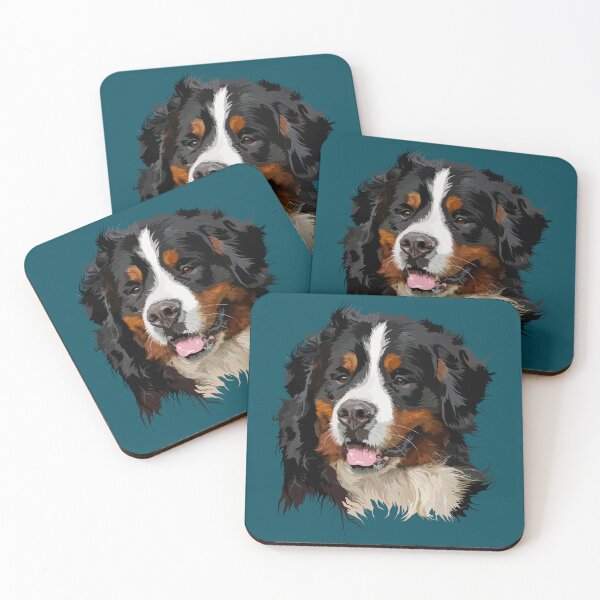 Item preview, Bernese Mountain Dog Head designed and sold by KingdomArt101.