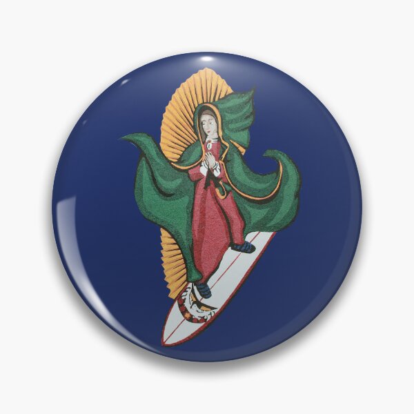 Item preview, La Virgen Surfer - Surfing Madonna designed and sold by boltjesdesign.
