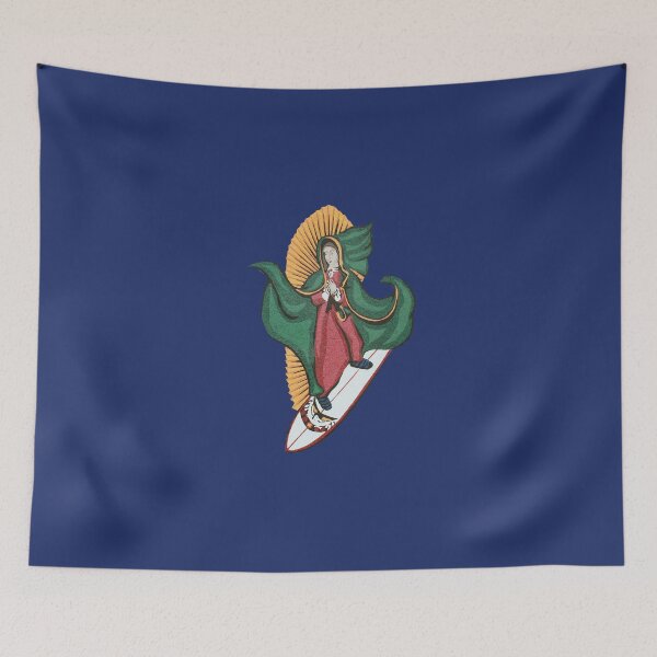 Item preview, La Virgen Surfer - Surfing Madonna designed and sold by boltjesdesign.