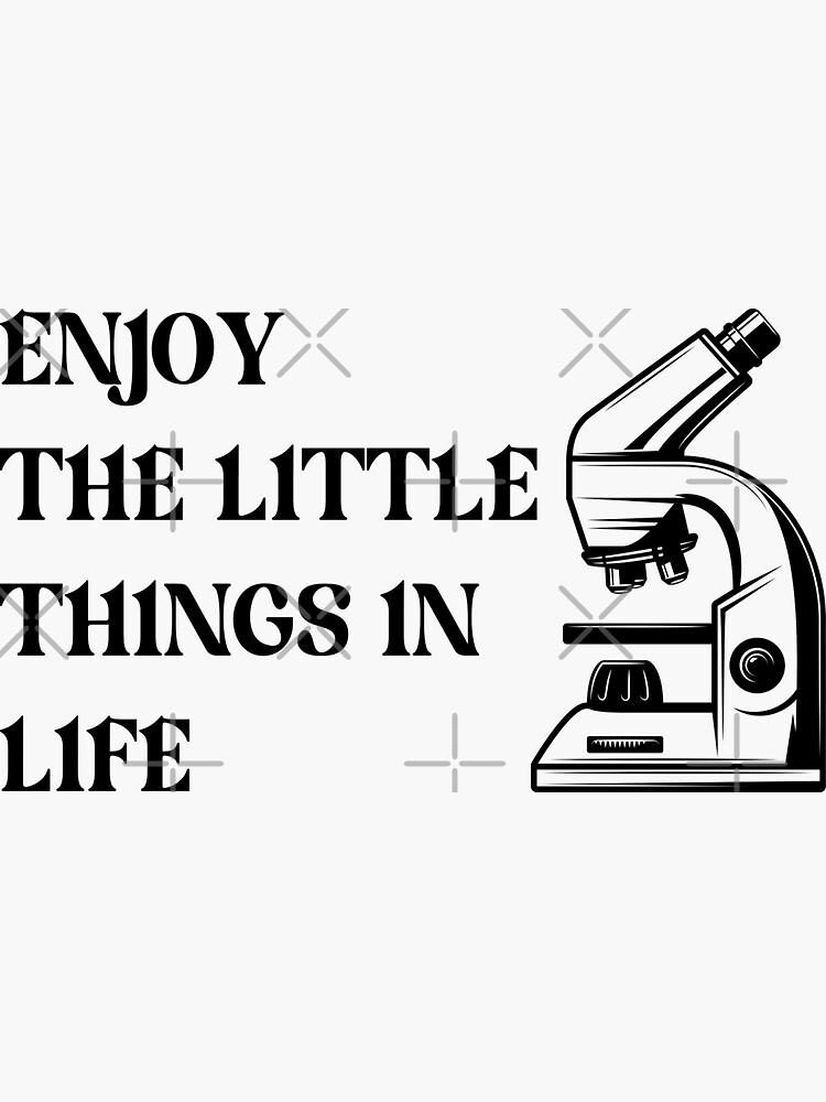 "funny microscope, microbiologists biology nerd science lab" Sticker
