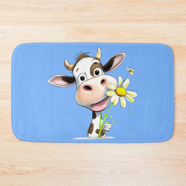 Item preview, Funny cow with flower designed and sold by KOTOdesign.