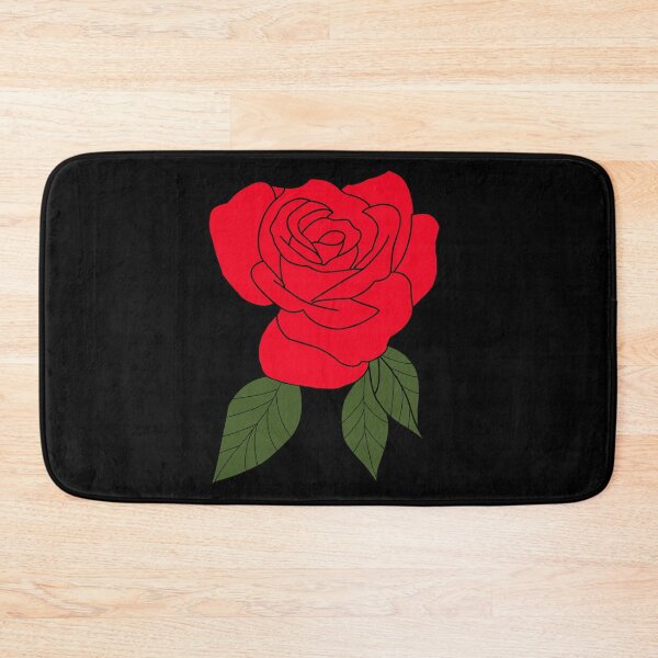 Item preview, Simple Red Rose Art Design Draw Street Art Graphic Paint designed and sold by BK-Fishing.