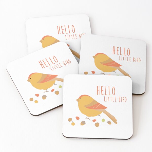 Item preview, Wild Birds Greeting - Yellow Bird designed and sold by J-Archive.
