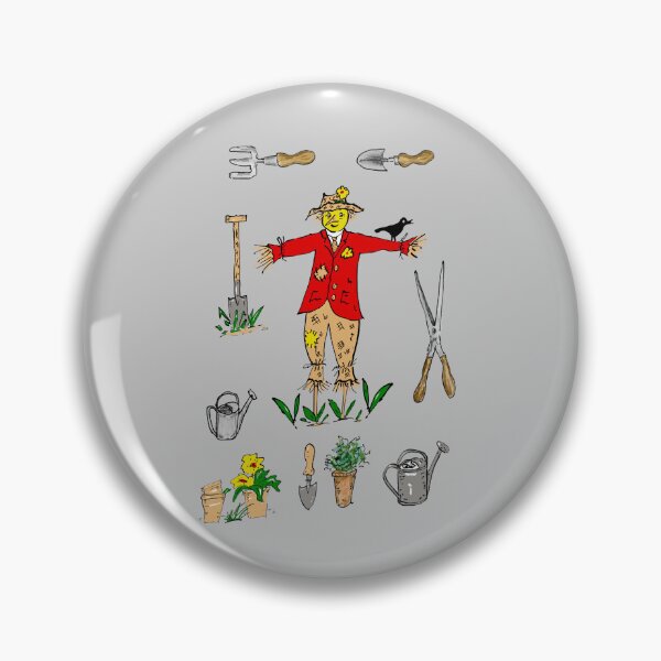 Item preview, Gardening with Scarecrow designed and sold by iancoppack.