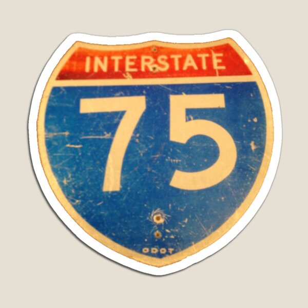 Ohio Interstate 75 (I75 or I-75) Sign Magnet