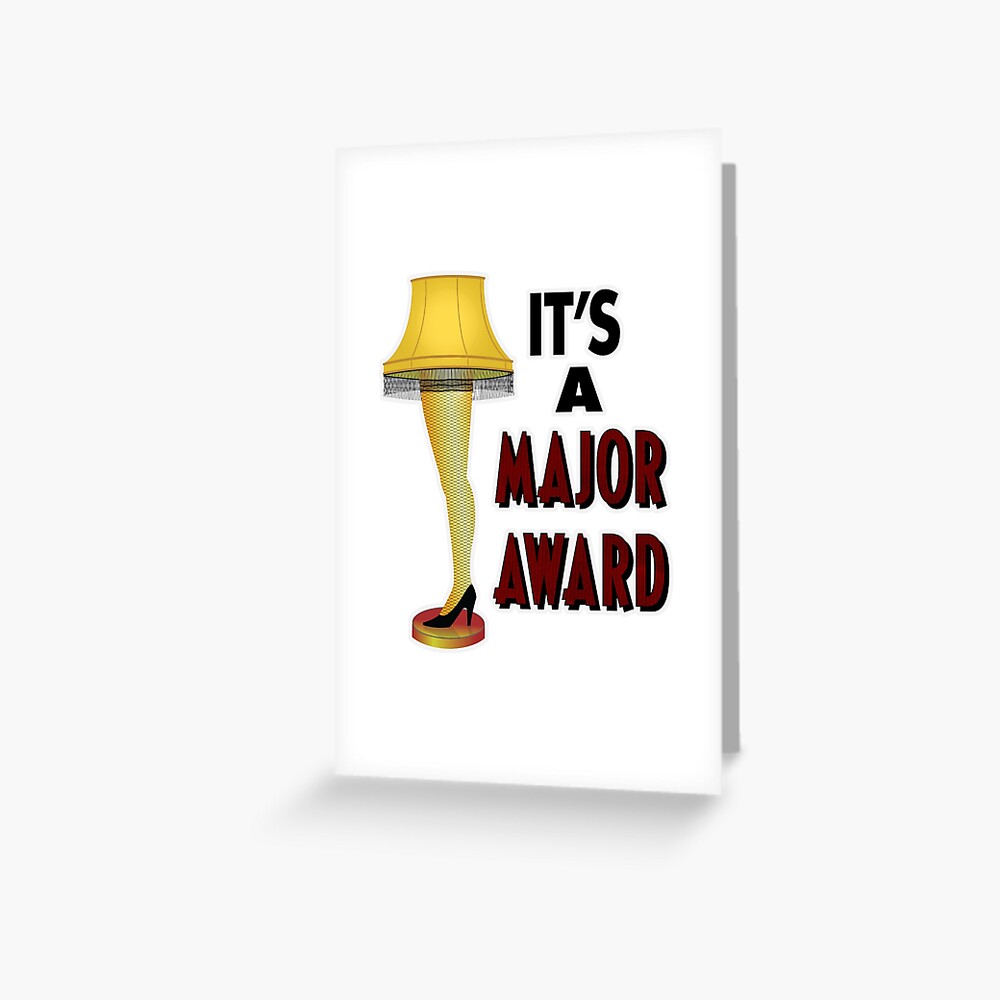 a major award lamp