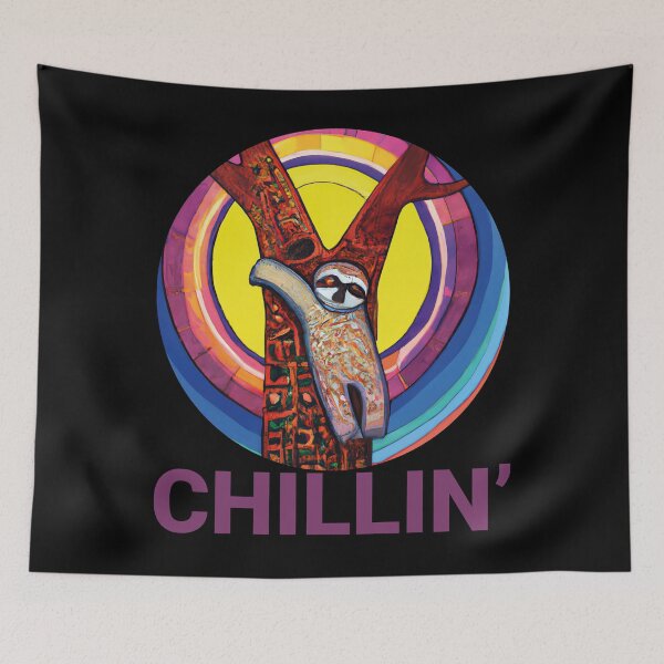 Item preview, Chillin' on a tree pictorial art style designed and sold by arkantus.