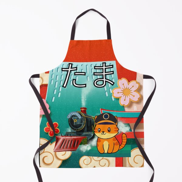 Item preview, JAPANESE STATION CAT, CUTE RAILWAY CAT, TAMA THE CAT designed and sold by R B Chrystal.