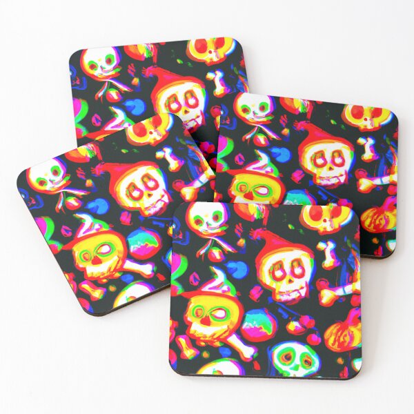Artikelvorschau, Neon skull and bones pattern entworfen und verkauft von Bakesales.