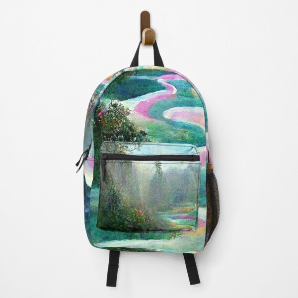 Artikelvorschau, Fairytale Rainbow River / Rainbow Lover Pastel Room Decor Pastel Rainbow Cloud Abstract Art Print entworfen und verkauft von PrincessArtwork.