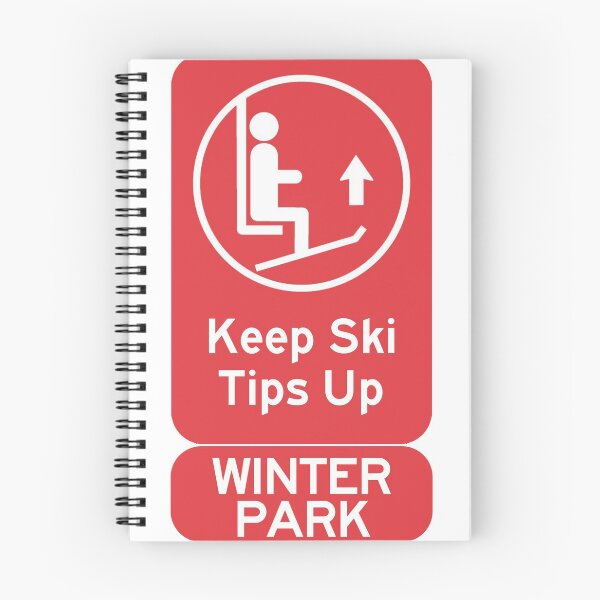 Item preview, Ski Tips Up! It's time to ski!  Winter Park Colorado! designed and sold by NewNomads.