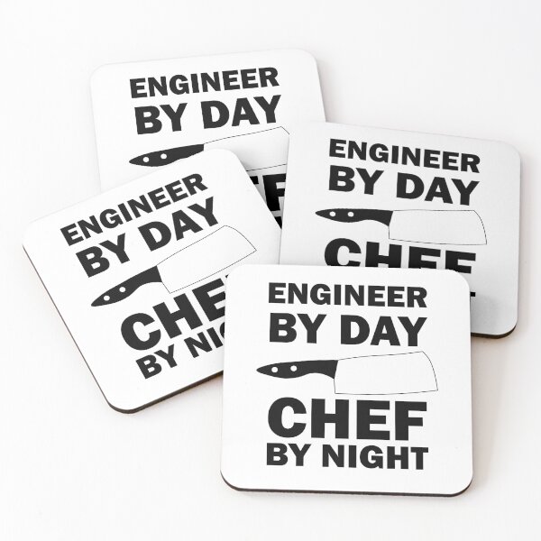 Item preview, engineer by day chef by night designed and sold by Fiona Shorts.
